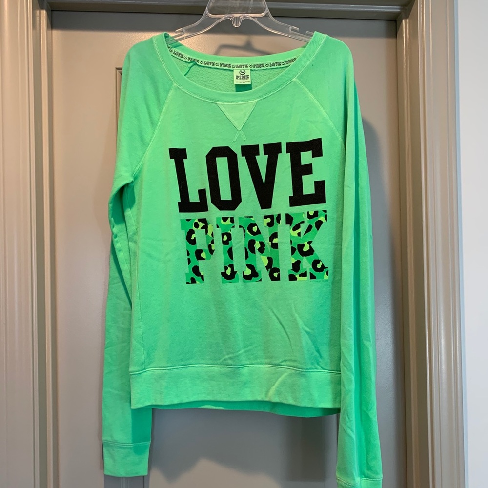 Green PINK sweatshirt